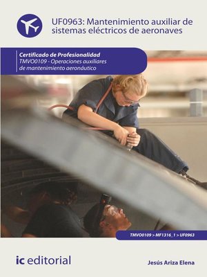 cover image of Mantenimiento auxiliar de sistemas eléctricos de aeronaves. TMVO0109